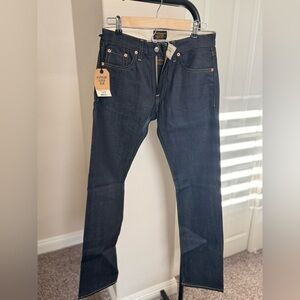 NWT Civilianaire Japanese Selvedge Denim Jeans – Size 28 – Super Slim Fit